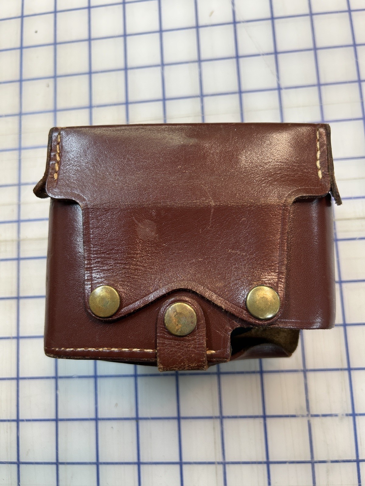 VINTAGE KODAK MOTORMATIC 35 CAMERA HARD LEATHER FIELD CASE
