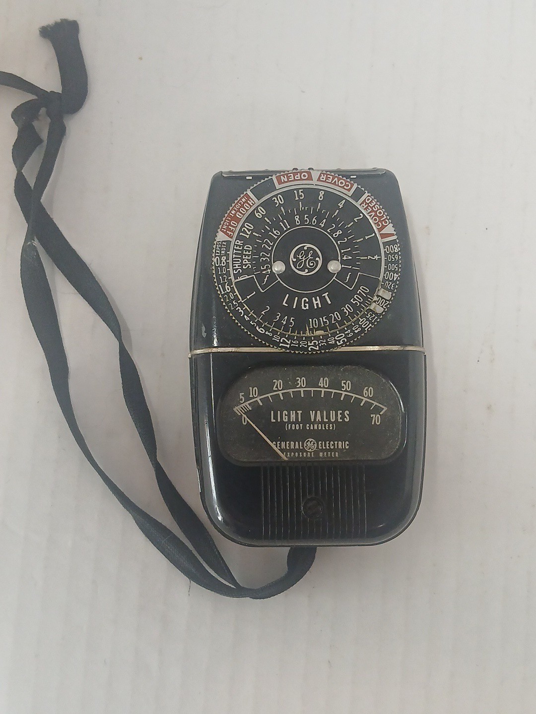 Vintage 1940’s GE Exposure Light Meter 8DW58Y4 Working No Case