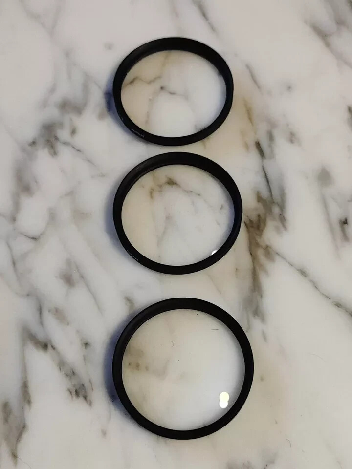 HOYA 55 MM CLOSE UP FILTER KIT VINTAGE 3 PIECE SET With Case
