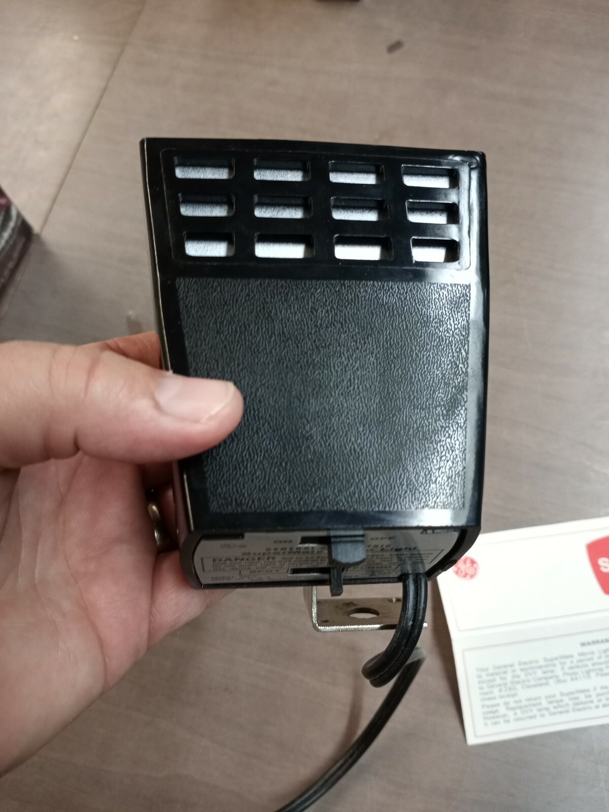 GENERAL ELECTRIC SUPERMATE MOVIE LIGHT MODEL SM-2- TESTED – WORKS (Camera A)