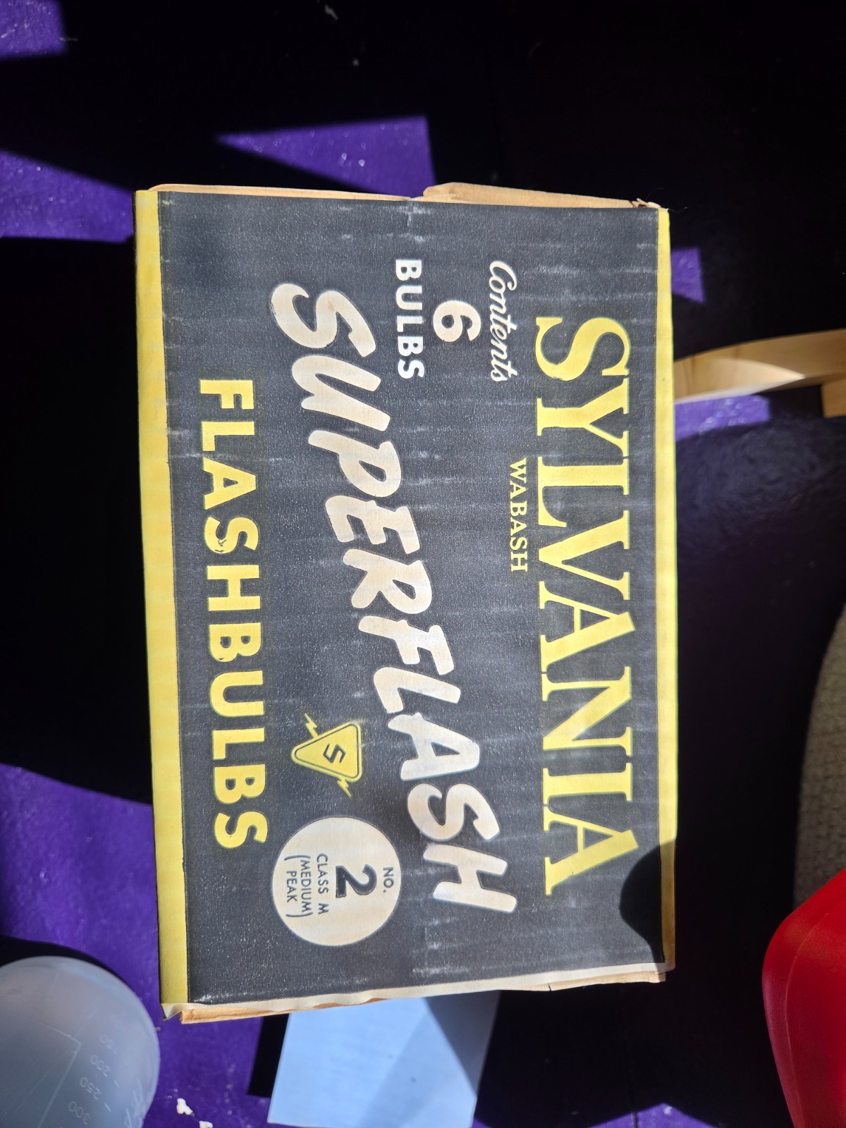 Sylvania Wabash superflash flashbulbs no.2 class M (8 of 9 6packs unopened)