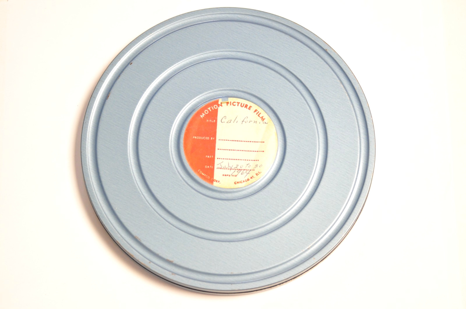 400 ft. Regular 8 color movie of family vacationing in California in 1964.