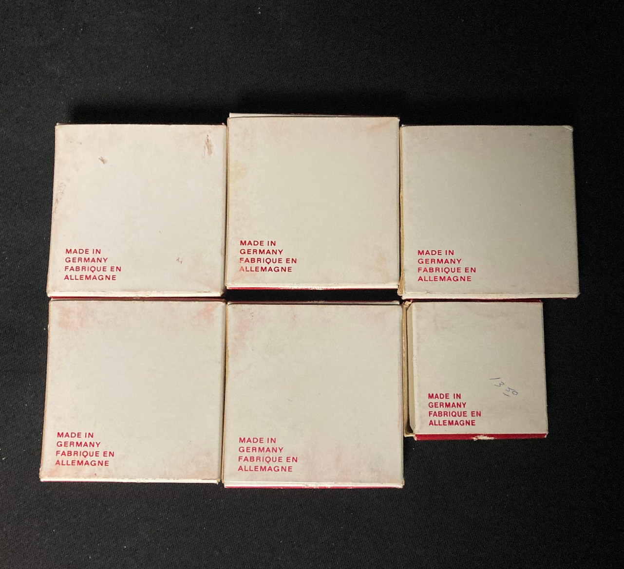 6 LEITZ WETZLAR empty filter boxes w/ cases