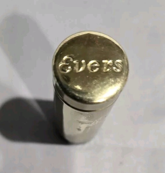 Great Vintage Retractable Camera Brush Lipstick Style Gold Toned Container
