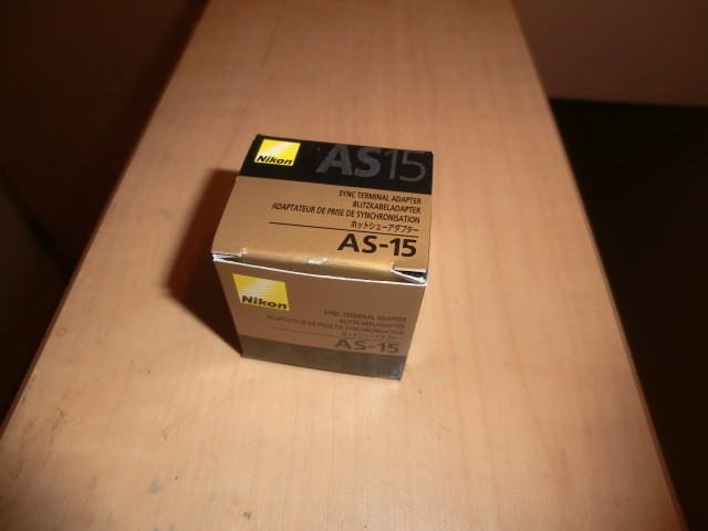 [Unused in box] NIKON AS-15 FLASH ADAPTER from Japan