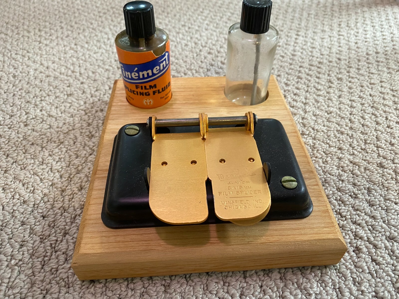 Vintage Mansfield Junior Film Splicer