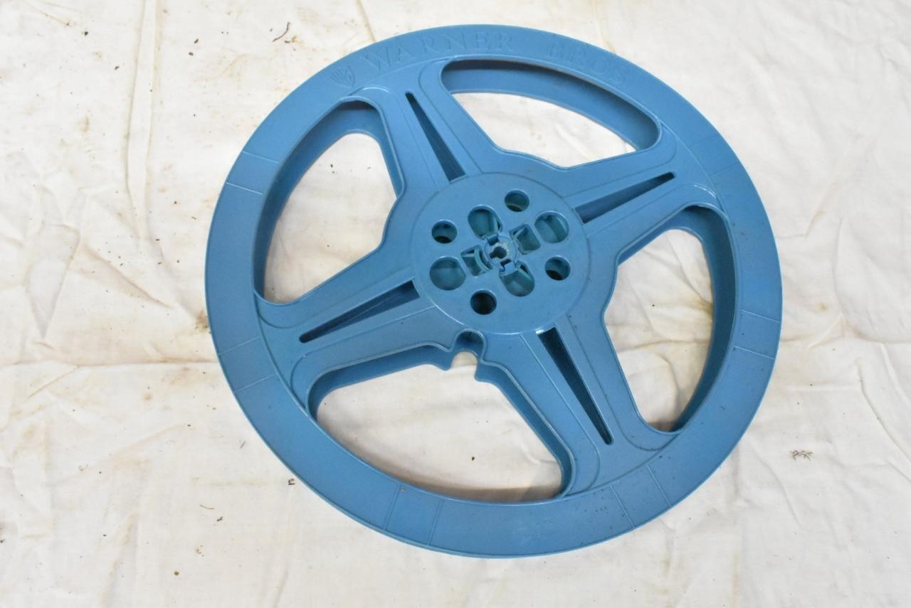 5 Vintage 35 mm Movie Theater Film Reel 14.5″ Plio Magic, Warner Bros, West Corp