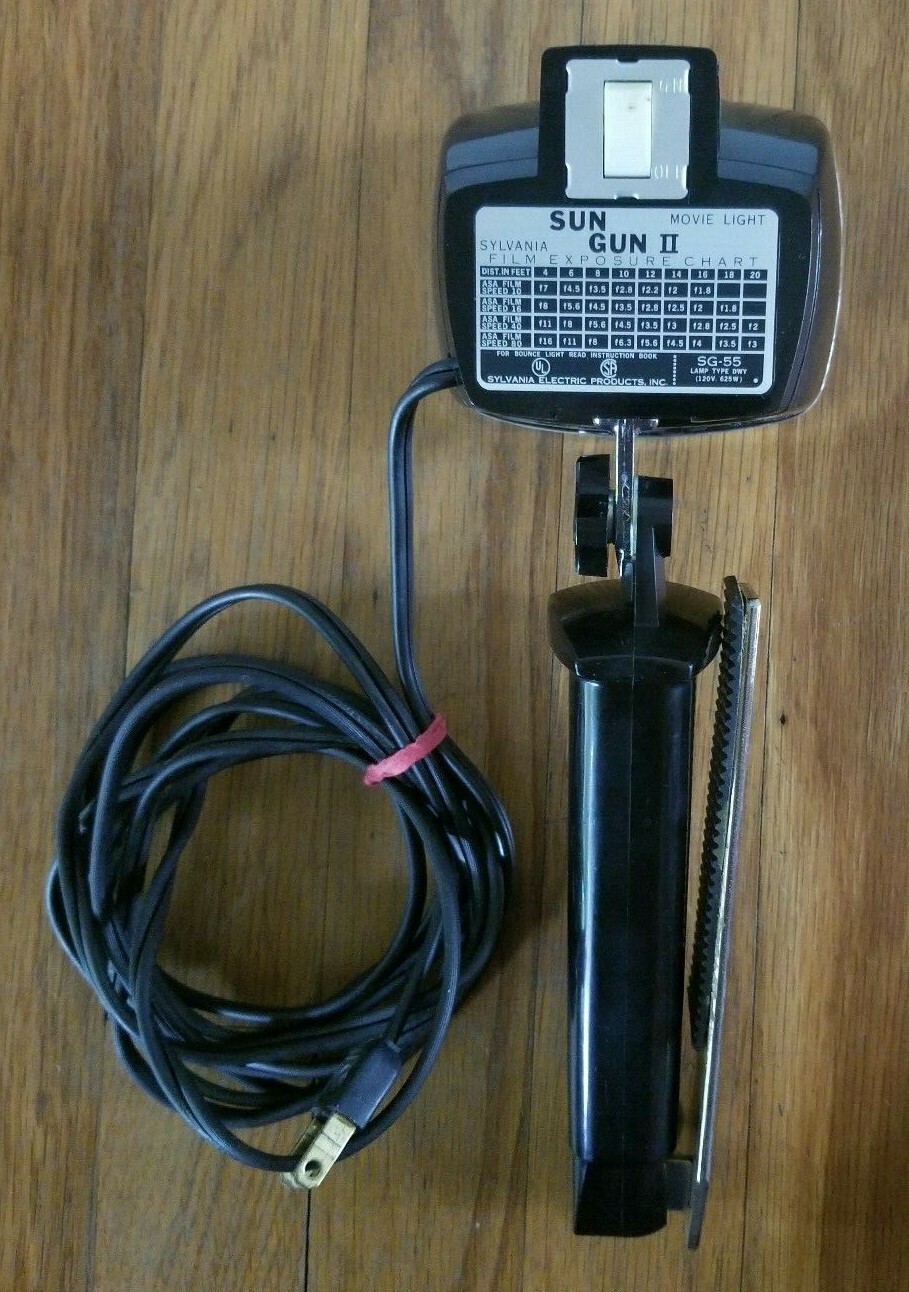 Vintage Sylvania Sun Gun II Movie Light with Box Model SG-55