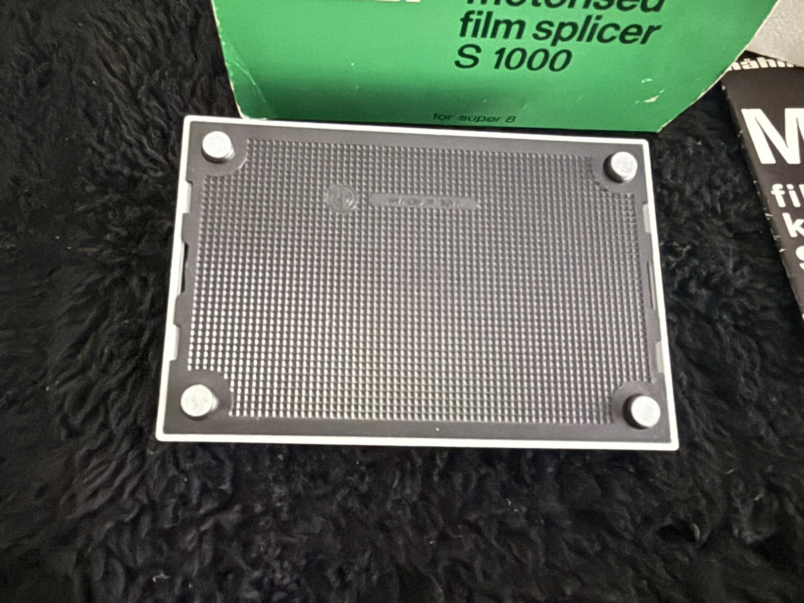 HAHNEL Motor Klebbe Presse S1000 Super 8 Motor Film Splicer In Box
