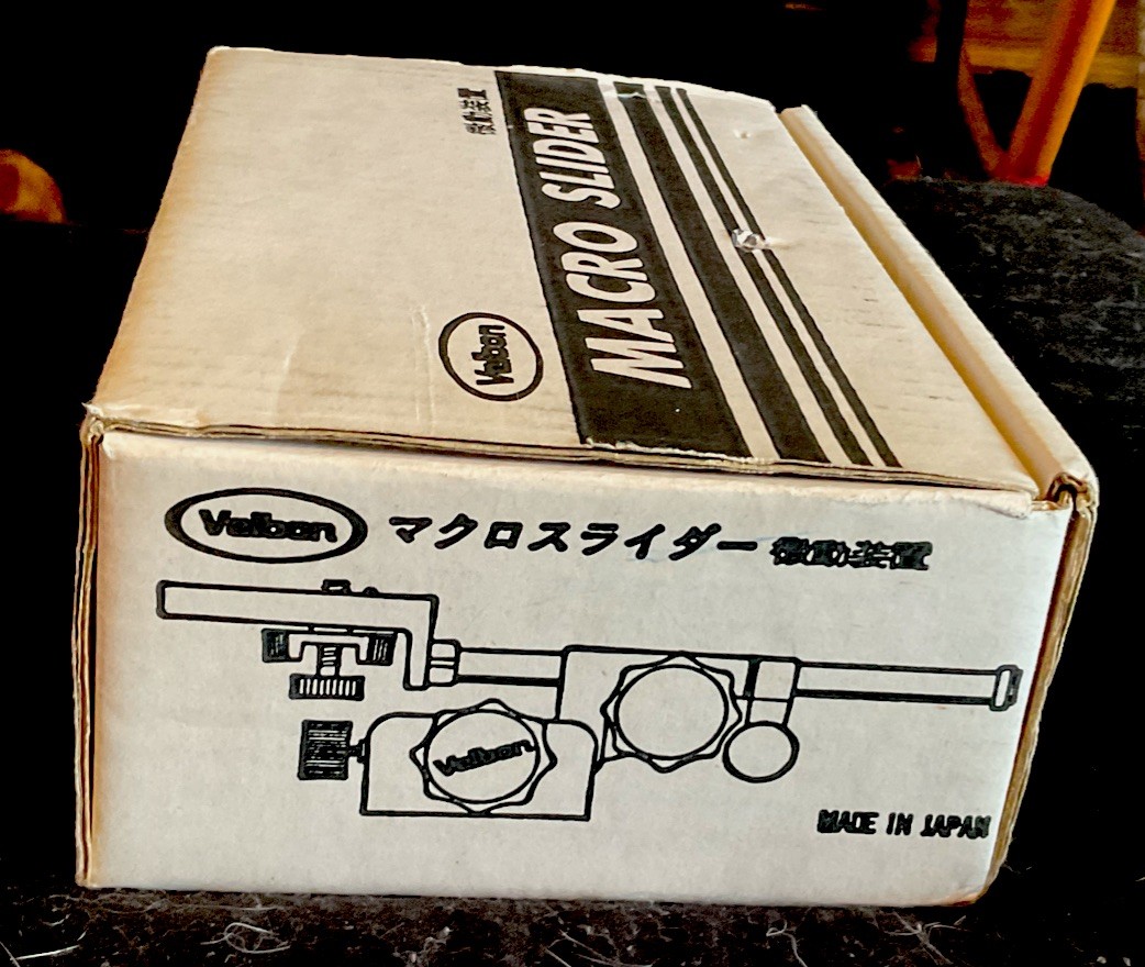 Velbon Macro Slider Focusing Stage Tripod Head Rail (NEW IN BOX).