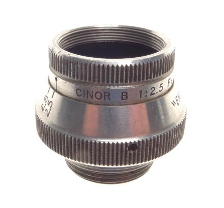 Som berthiot emel cinor b 1:2.5 f=12.5 d-mount chrome lens