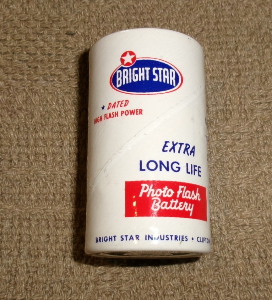 1960’s Vintage Bright Star Photo Flash Battery – D Cell – No 10 P –