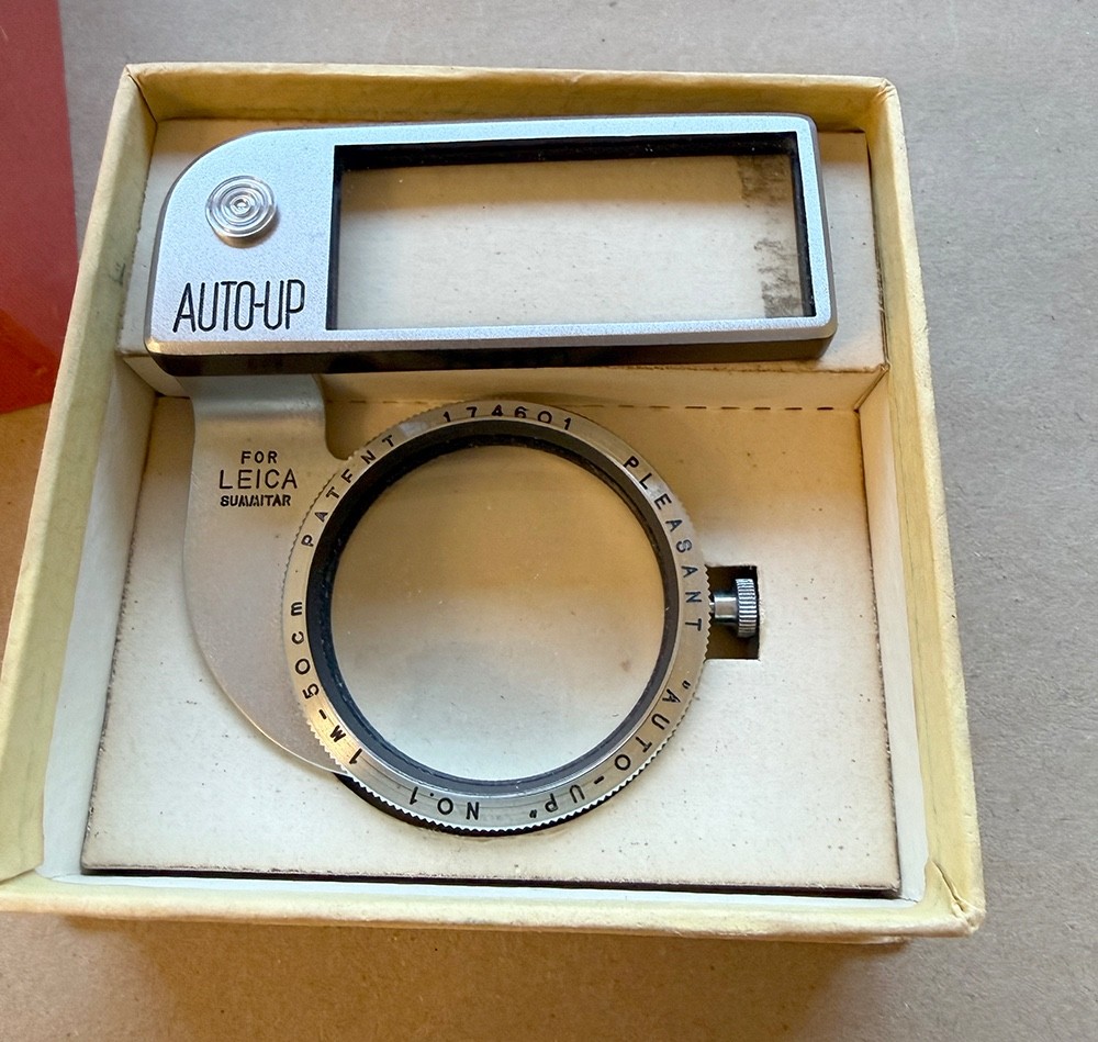 Pleasant Auto-Up 1M-50CM For Leica Summitar W/ Original Box