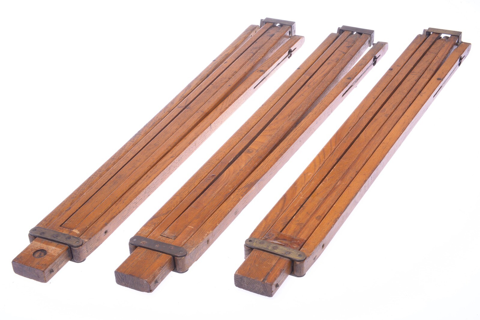 ✅ ANTIQUE WOOD TRIPOD 144CM, 56.69″ THORNTON? ROSS? LANCASTER? FIELD CAMERAS