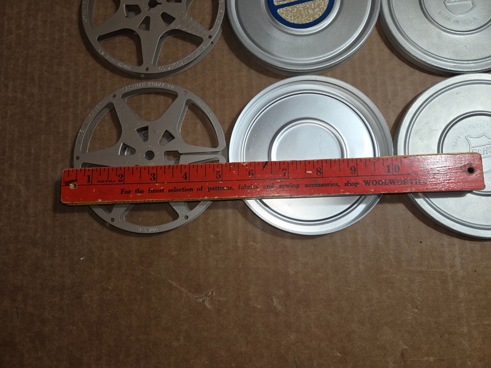 Bell and Howell 8mm Film Reel And Canister x2