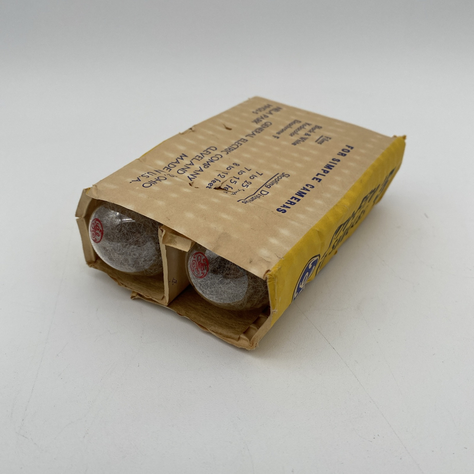 General Electric Sure-Fire Flash Bulbs No 5 Vintage Camera Old Stock