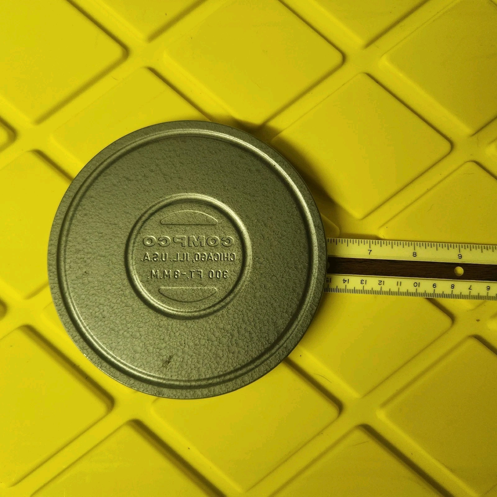 Vintage Compco 300ft – 8mm Film Reel With Case