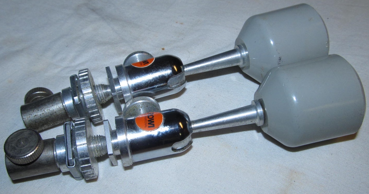 Lot Of 2 ROWI PRAZISION Camera Ball & Socket Shoe Holder Adapters J00246