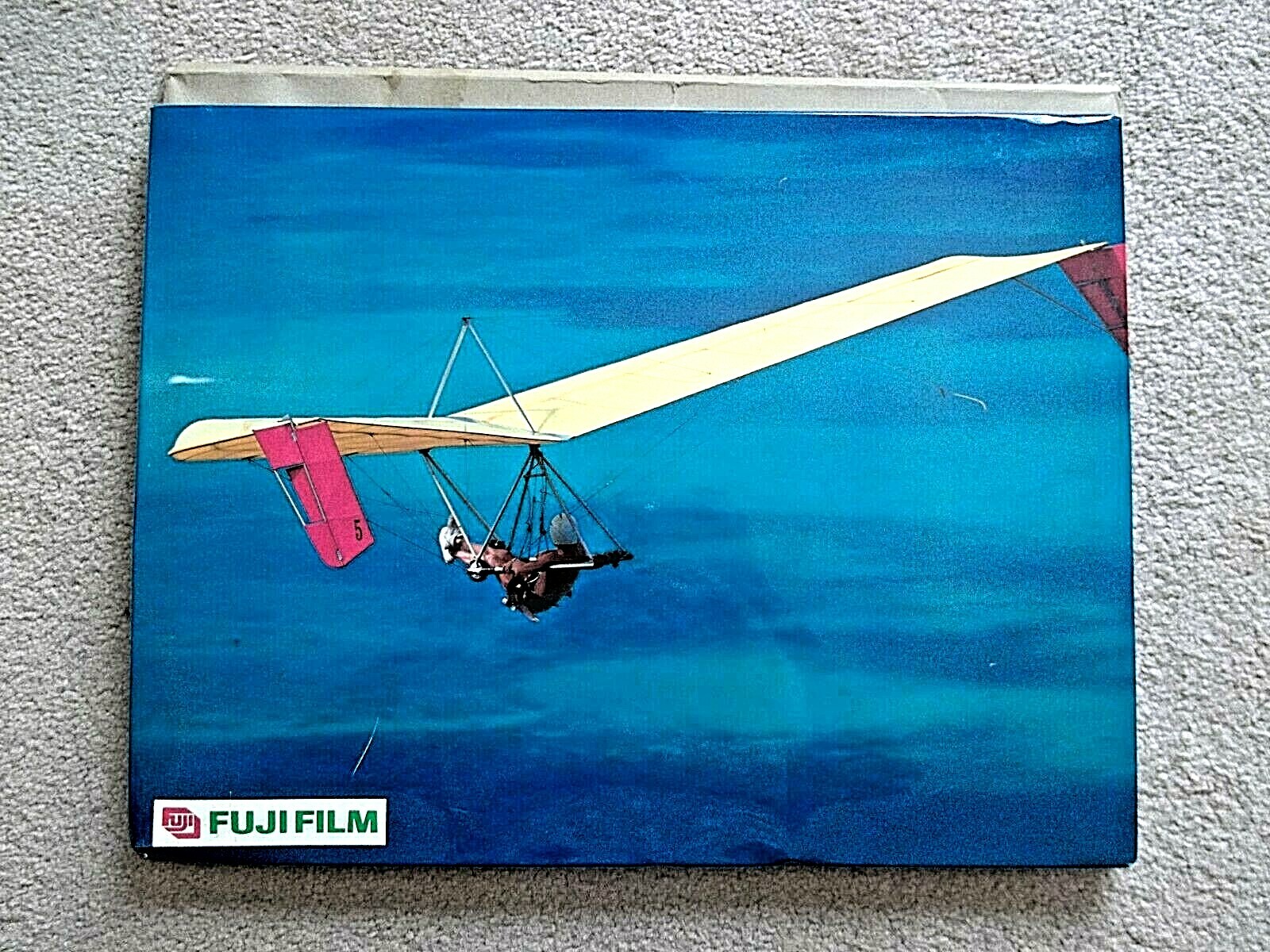 FUJI FILM 18-1/2″ x 14″ Hanging/Standing Sign with Helicopter