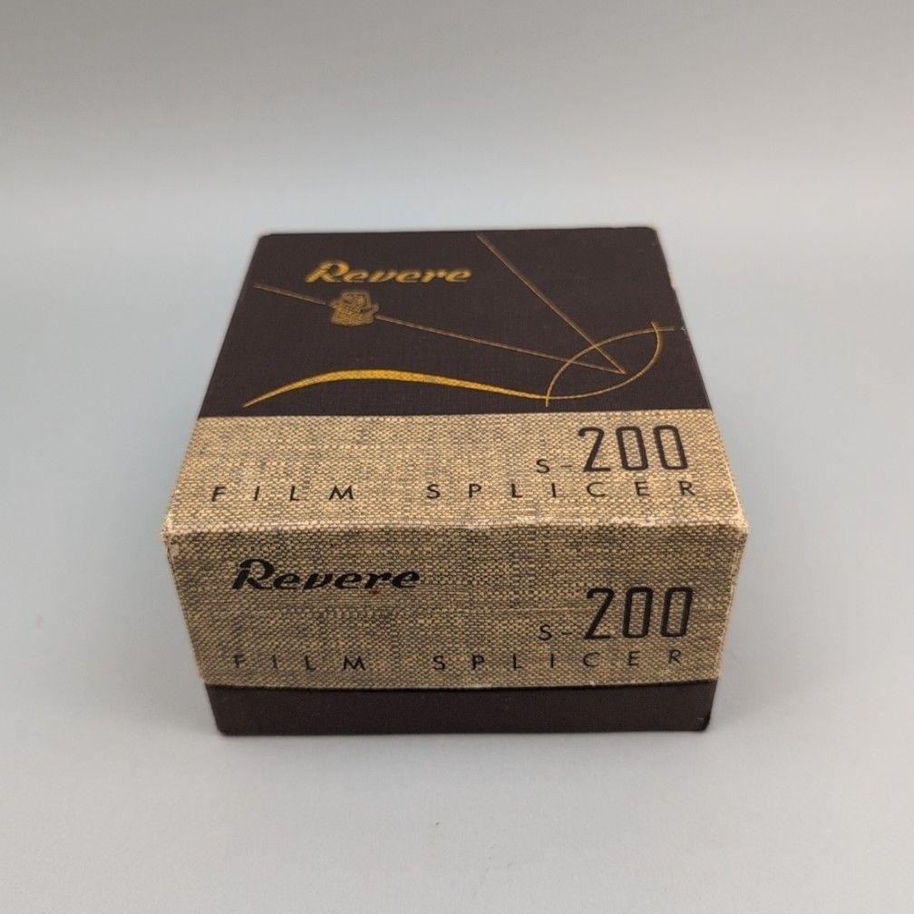 Vintage Revere 200 S Film Splicer With Bottles Original Box USA Movie Editing