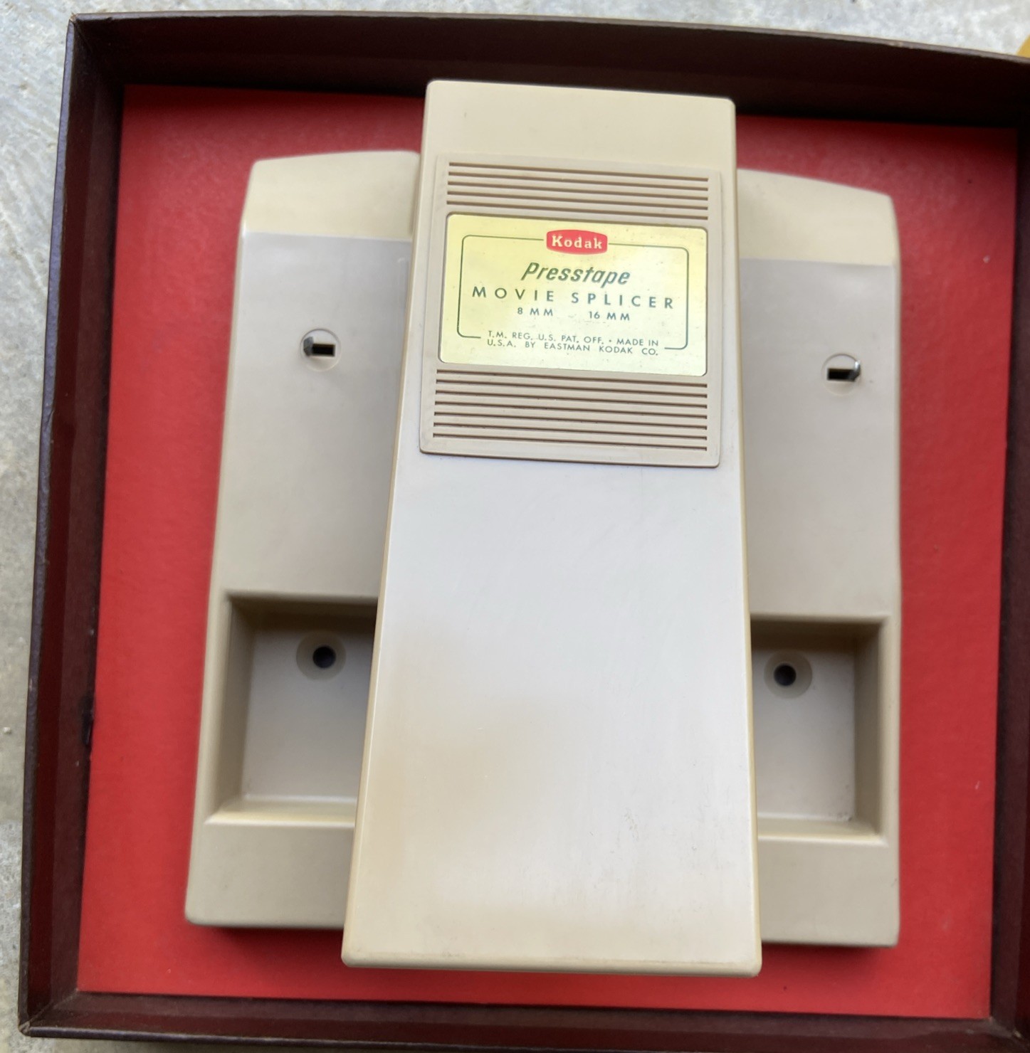 Kodak Presstape Movie Splicer 8mm And 16mm Original Box No 64 Vintage USA Made