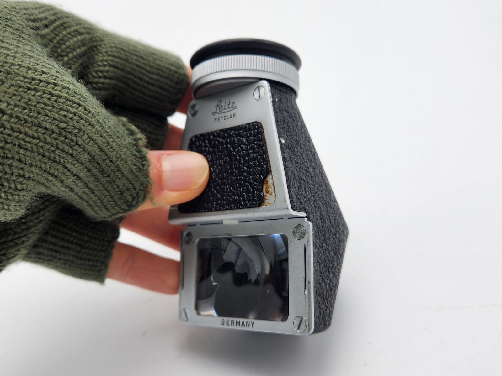 Genuine Leica Leitz Visoflex Eye Level OTXBO Angle Finder for II IIa Mirror Box