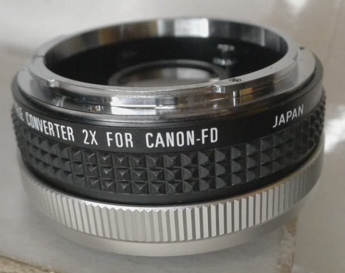 Gemini Auto Tele Converter 2X Lens for Canon FD +Case & End Caps – Made in Japan