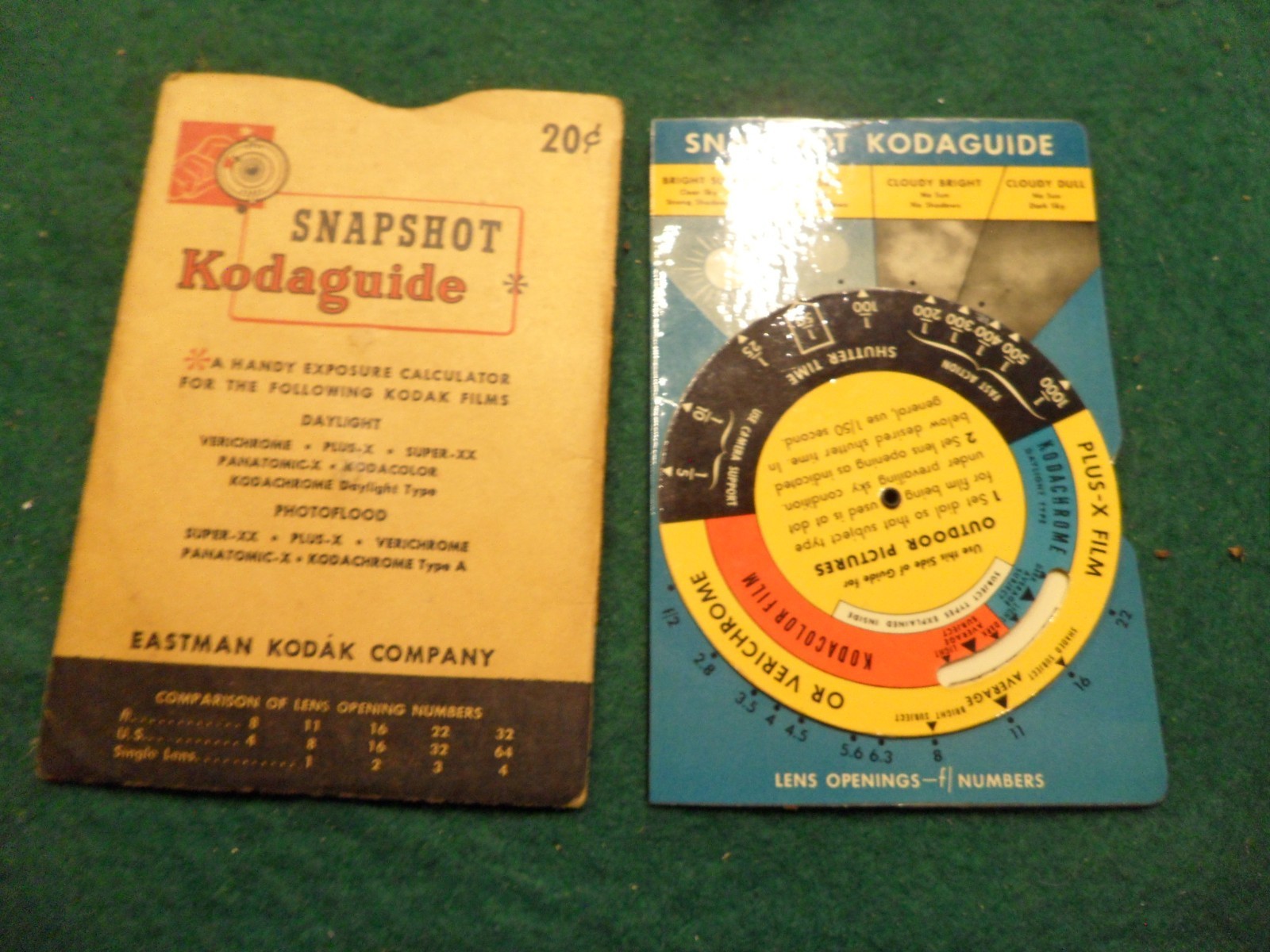 Kodak Standard Flasholder with Manual Snapshot Kodaguide and 2-way Flashguard