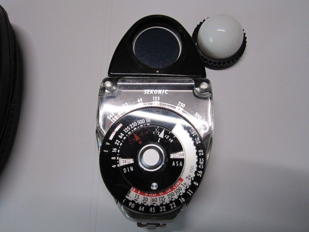 SEKONIC PRO EXPOSURE LIGHT METER for BOLEX 16MM MOVIE CAMERA, WORKING! #2