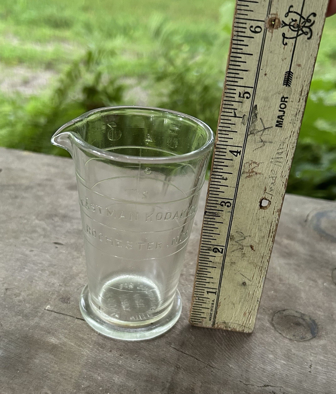 Vintage Eastman Kodak Co. Photographic Glass Beaker 4 oz