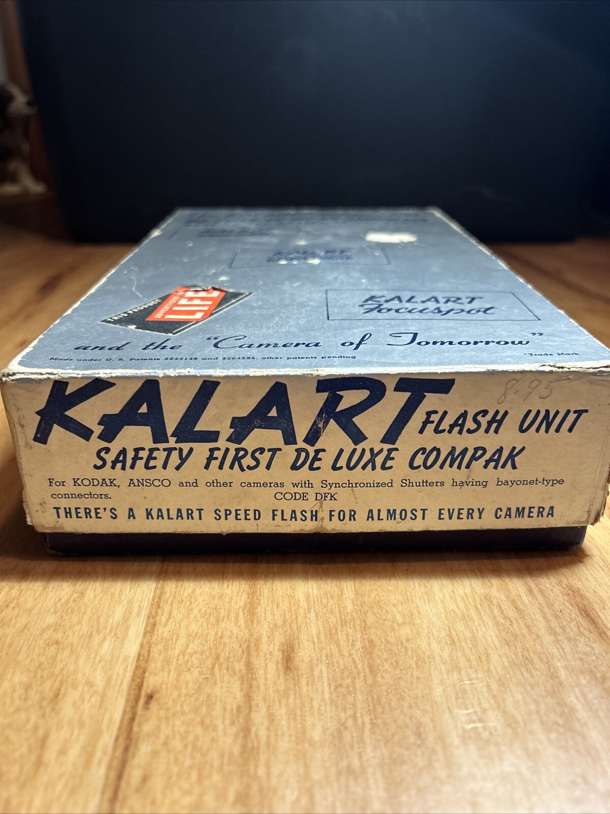 1950s Kalart Speed Flash Safety First De Luxe Compak Original Box Photography