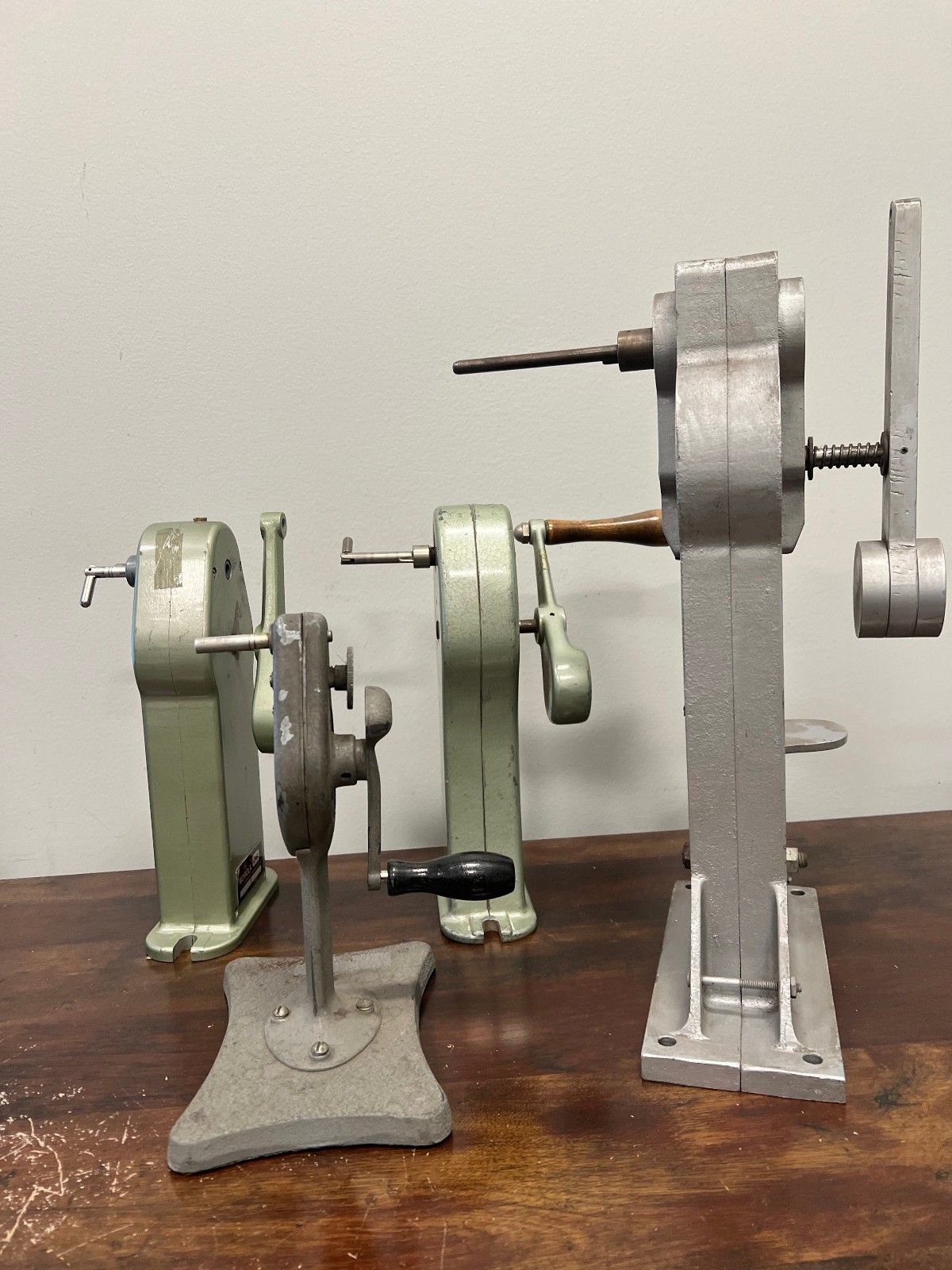 Vintage Film Rewinders Rewinds Lot Goldberg Moviola J&R Movie Editing Equipment