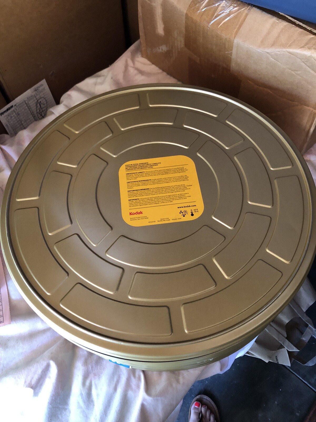 Kodak Vision 2242 Easter Base Movie Reel Canister Holder (Empty)