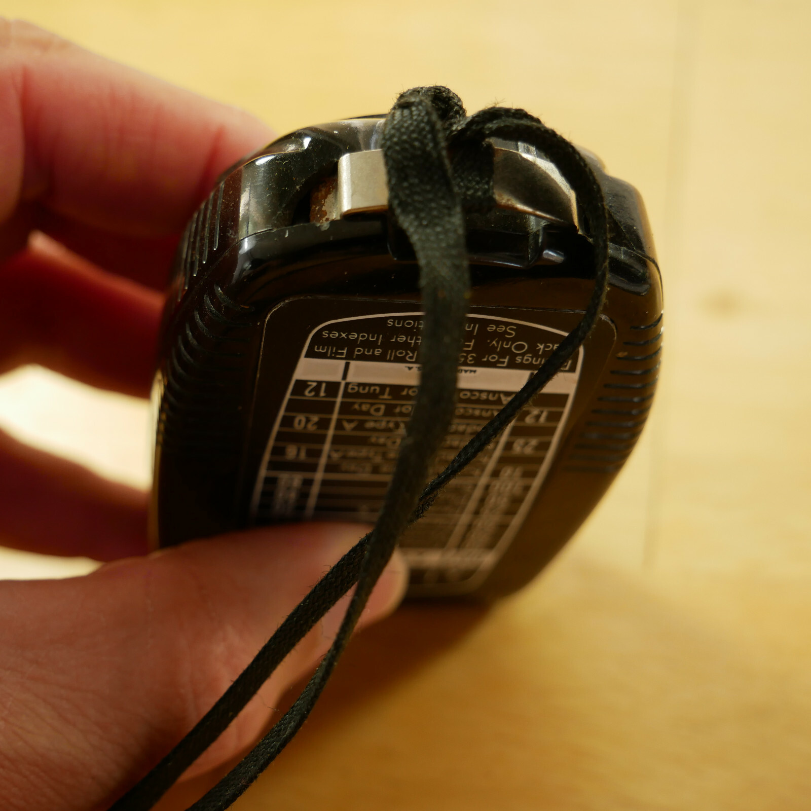VTG Tower Light Value Reader for 35mm Black Leather Case SOLD AS IS For Parts