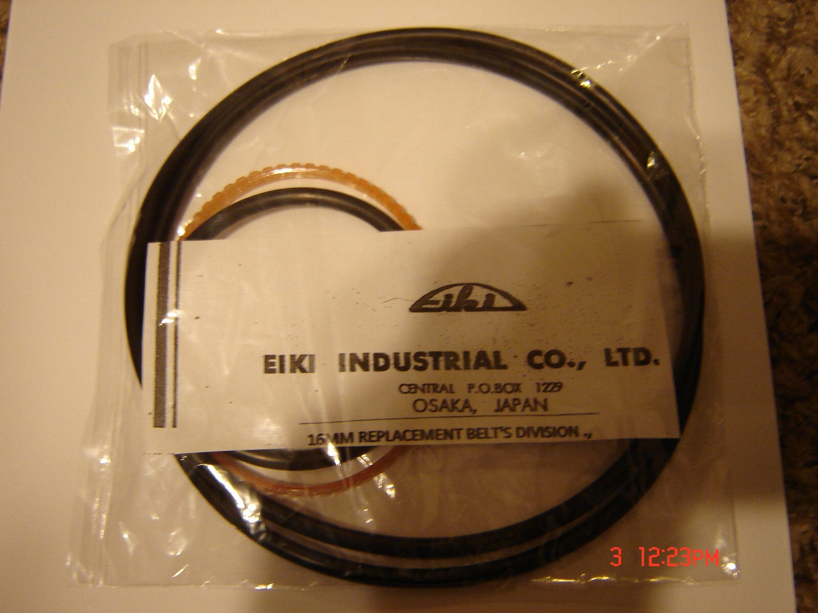 16MM Eiki Ex-2000N *From Serial # 2357 Projector Belts, 4 Belt Set / kit
