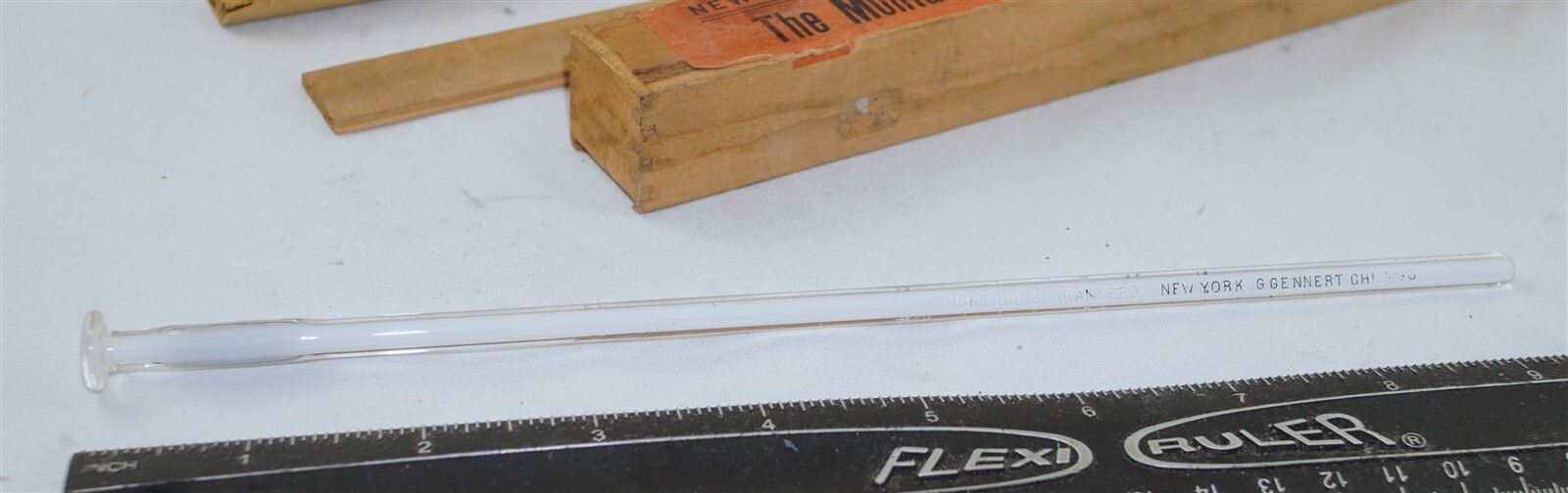 G. Gennert The Montauk Guaranteed Thermoometer Stirring Rod in Original Box