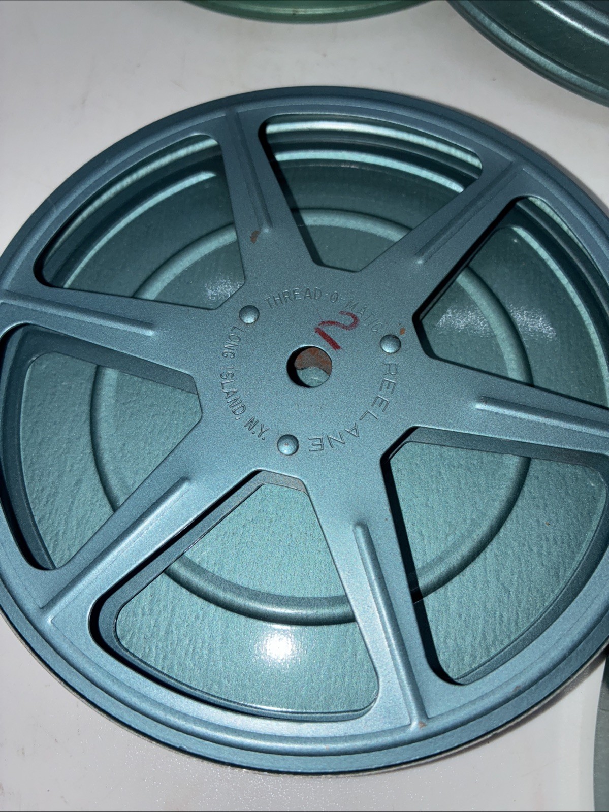 Lot of 3 Vintage 8mm Film Reels with Metal Canisters 5” Dia Modell’s Reelane