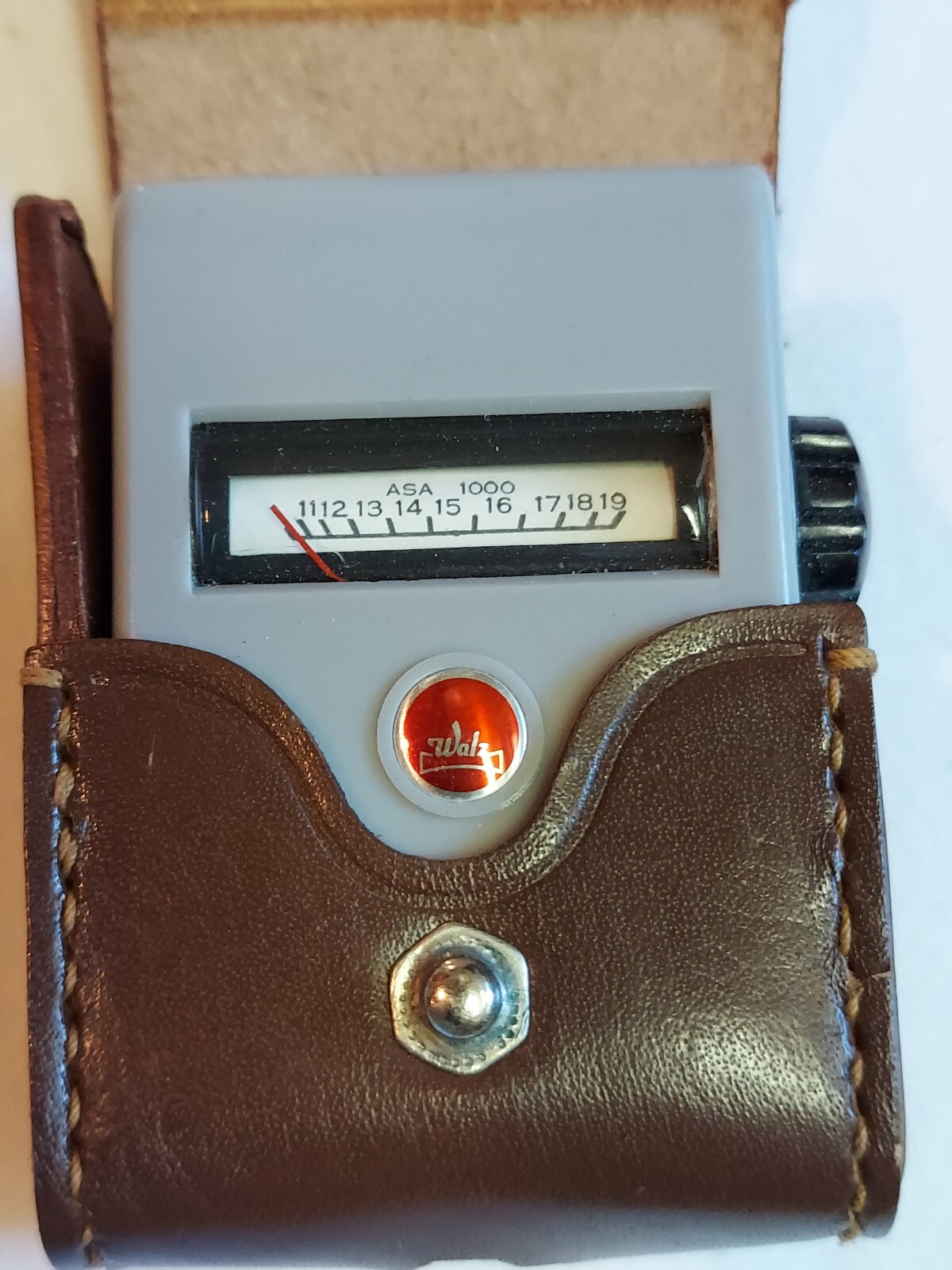 Vintage WALZ Light Exposure Meter Japan Leather Case