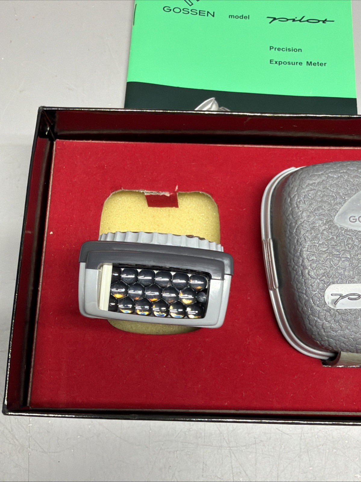 Gossen Pilot Precision Exposure Meter with Box Case & Manual