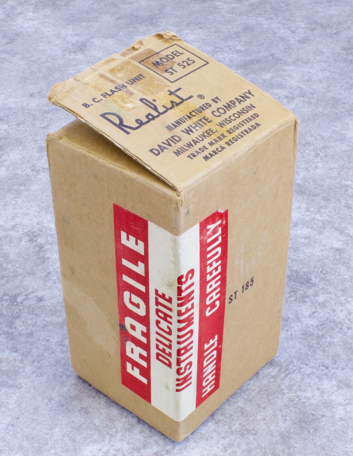 Realist B.C. Flash With Box Ford Optical Co. Denver Colorado 1956