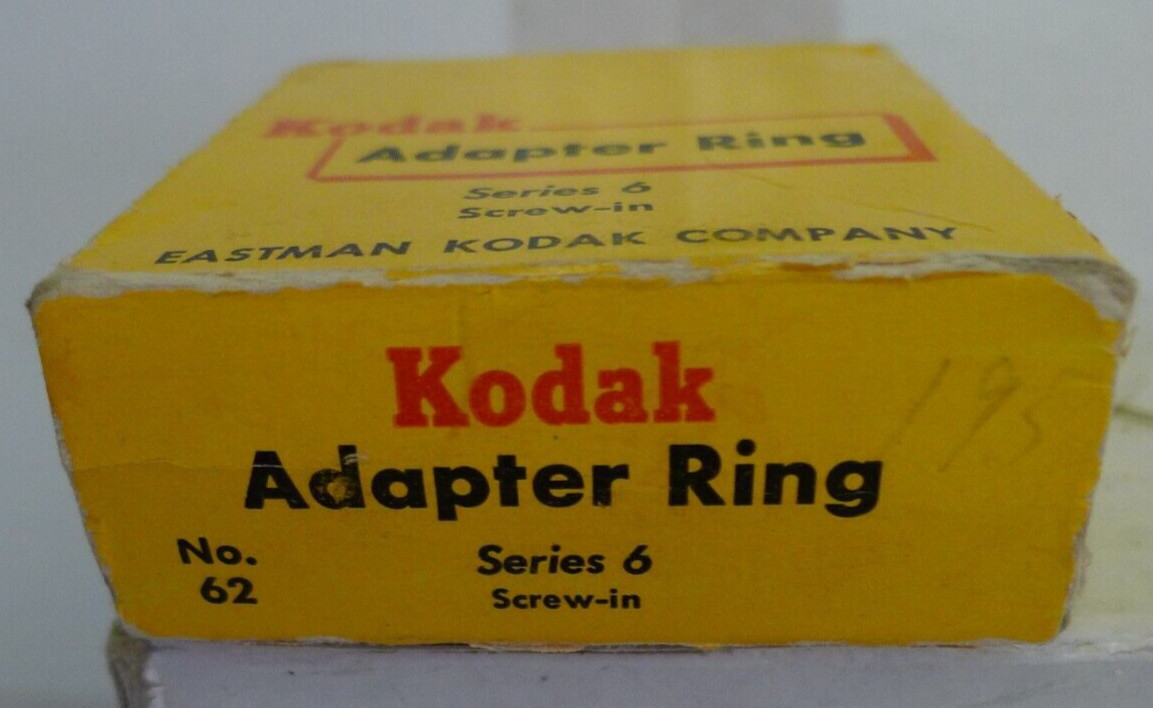 Kodak Series 6 No 62 Adapter Ring Screw-In with Case & Box