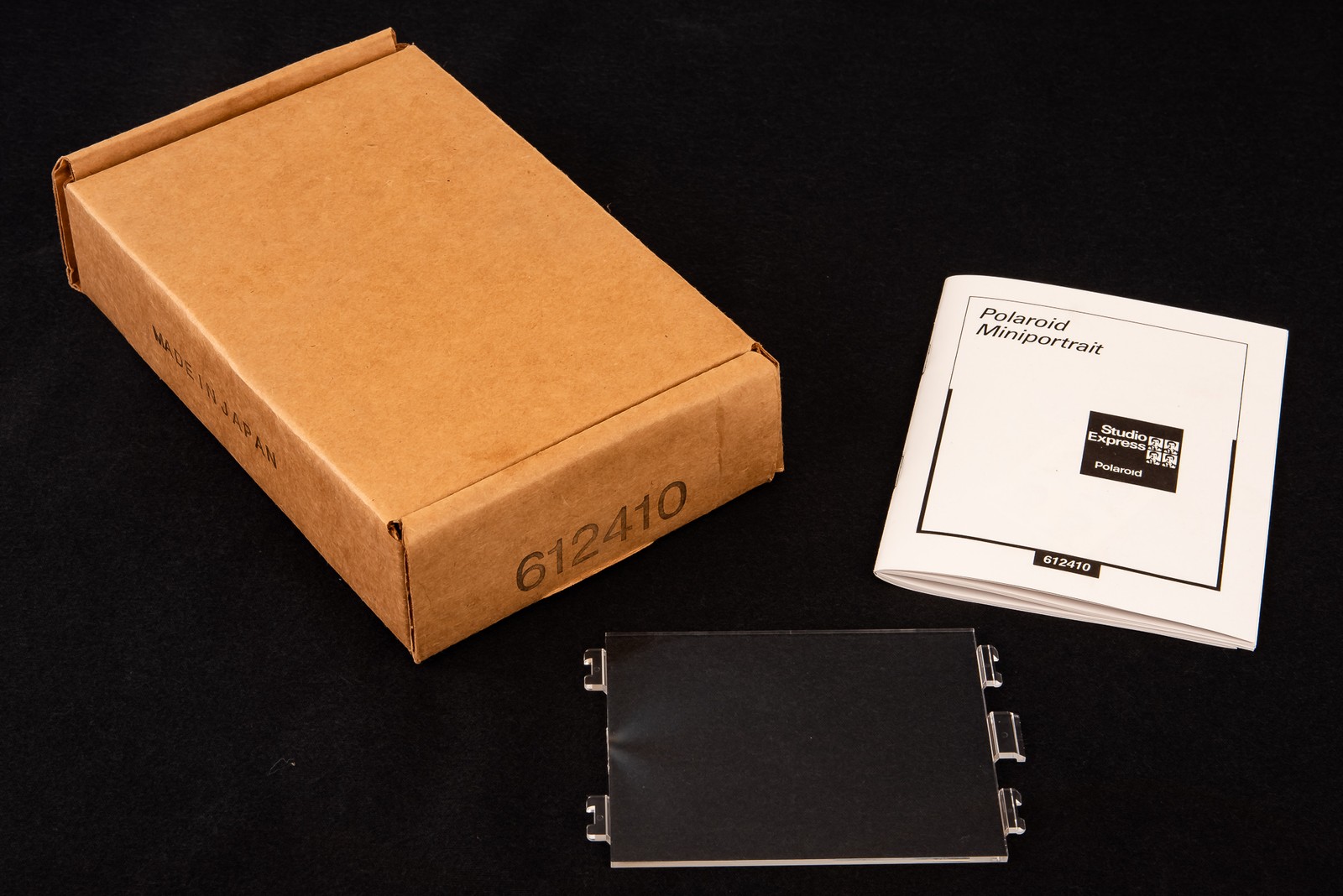 Polaroid Miniportrait Studio Express Validation Plate MINT NOS in Box RARE V23