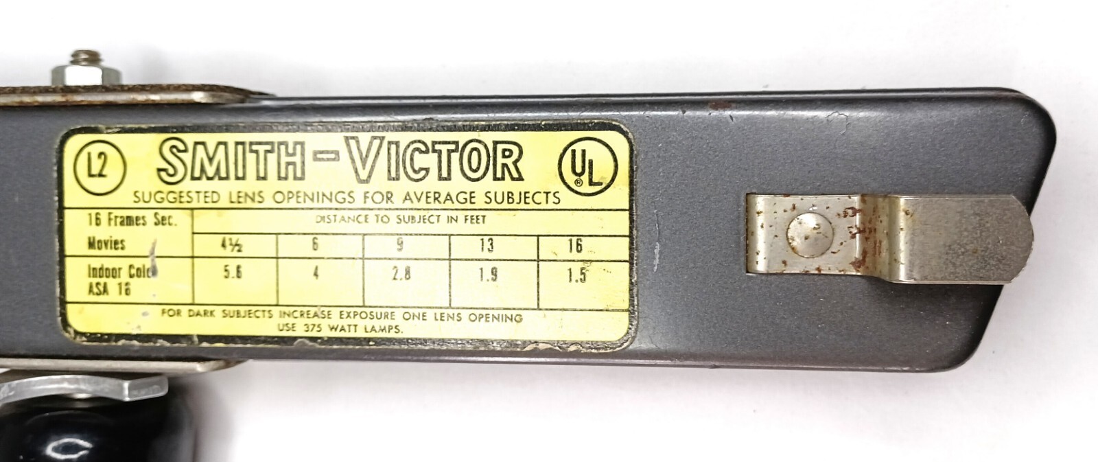 Vintage Lights Smith – Victor Hand Help Photographers Double Light