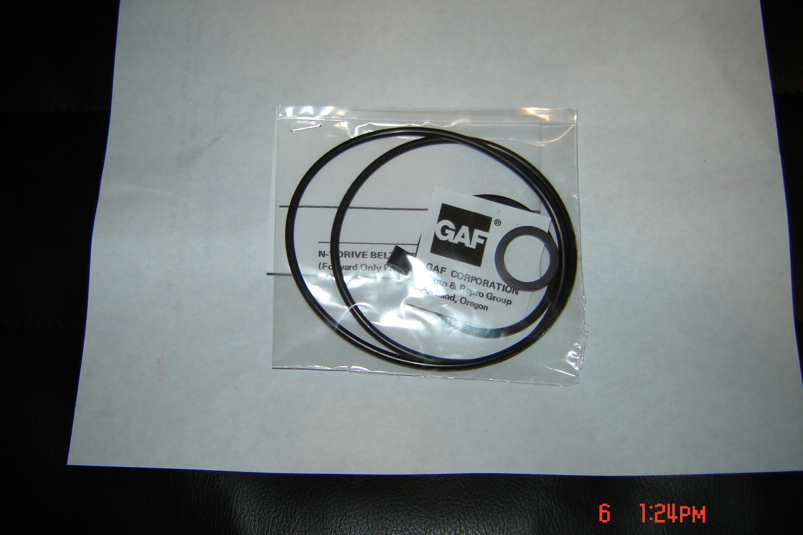 GAF ANSCOVISION 388 Projector Belts & Instructions,& BULB,2 Belt,2 Tires,1 Bulb