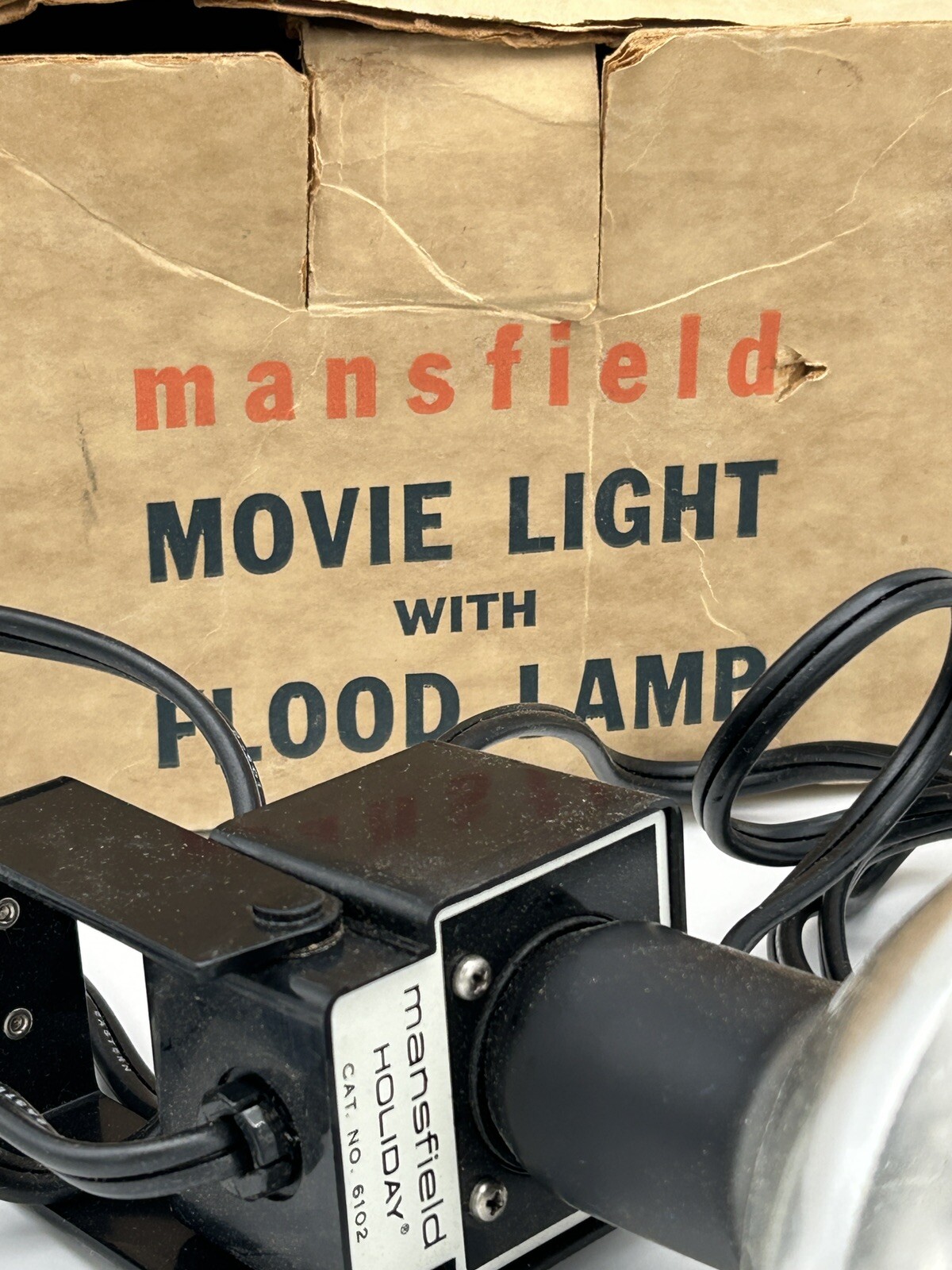 Vintage Mansfield Holiday Movie Light Argus Camera Accessory 6102 tested works