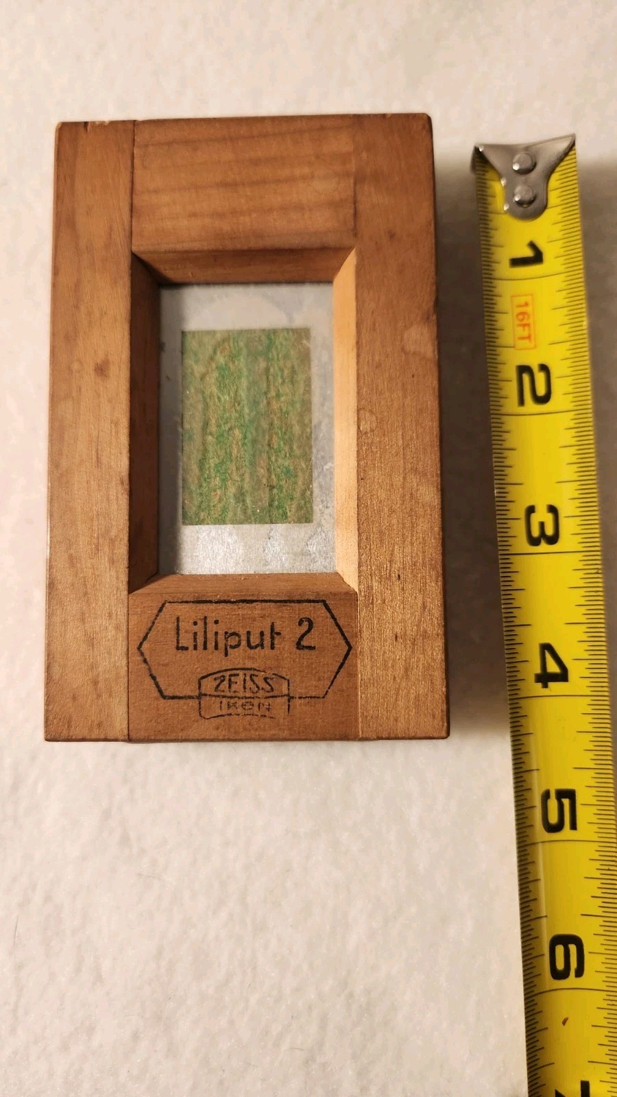 VINTAGE ORIGINAL ZEISS IKON LILIPUT 2 WOODEN CONTACT PRINTING FRAME