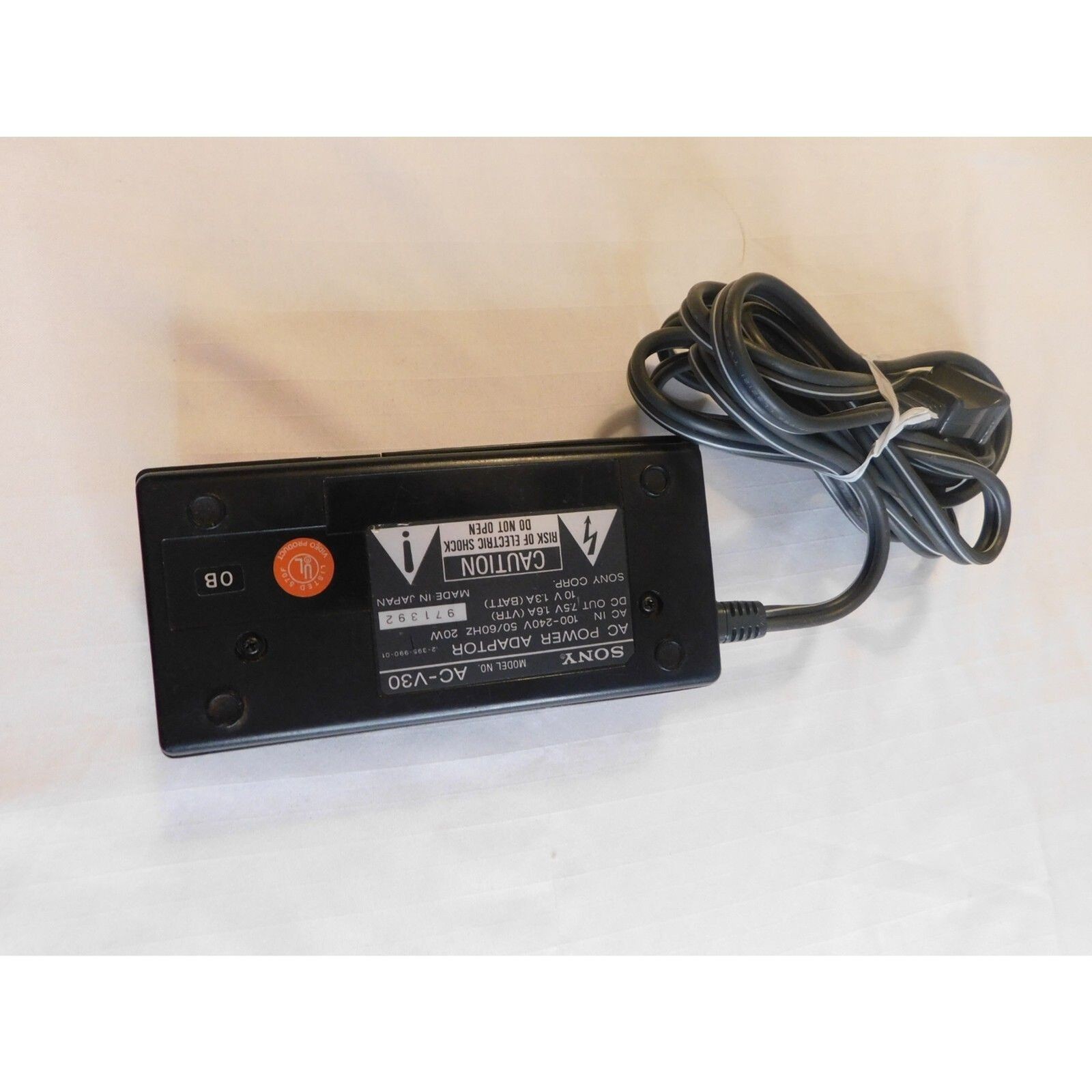 Sony AC-V30 Power Adapter Battery Charger For Handy Cam OEM Camcorder