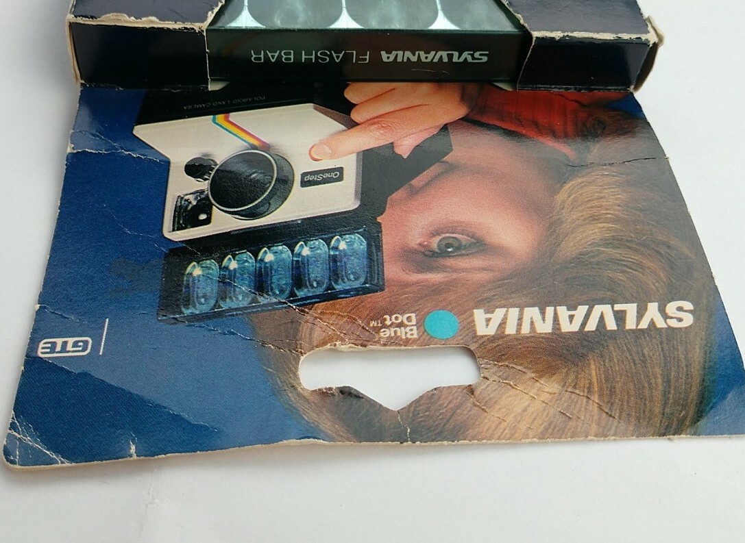 Vintage Sealed Sylvania Flash Bar Blue Dot GTE Brand New NOS