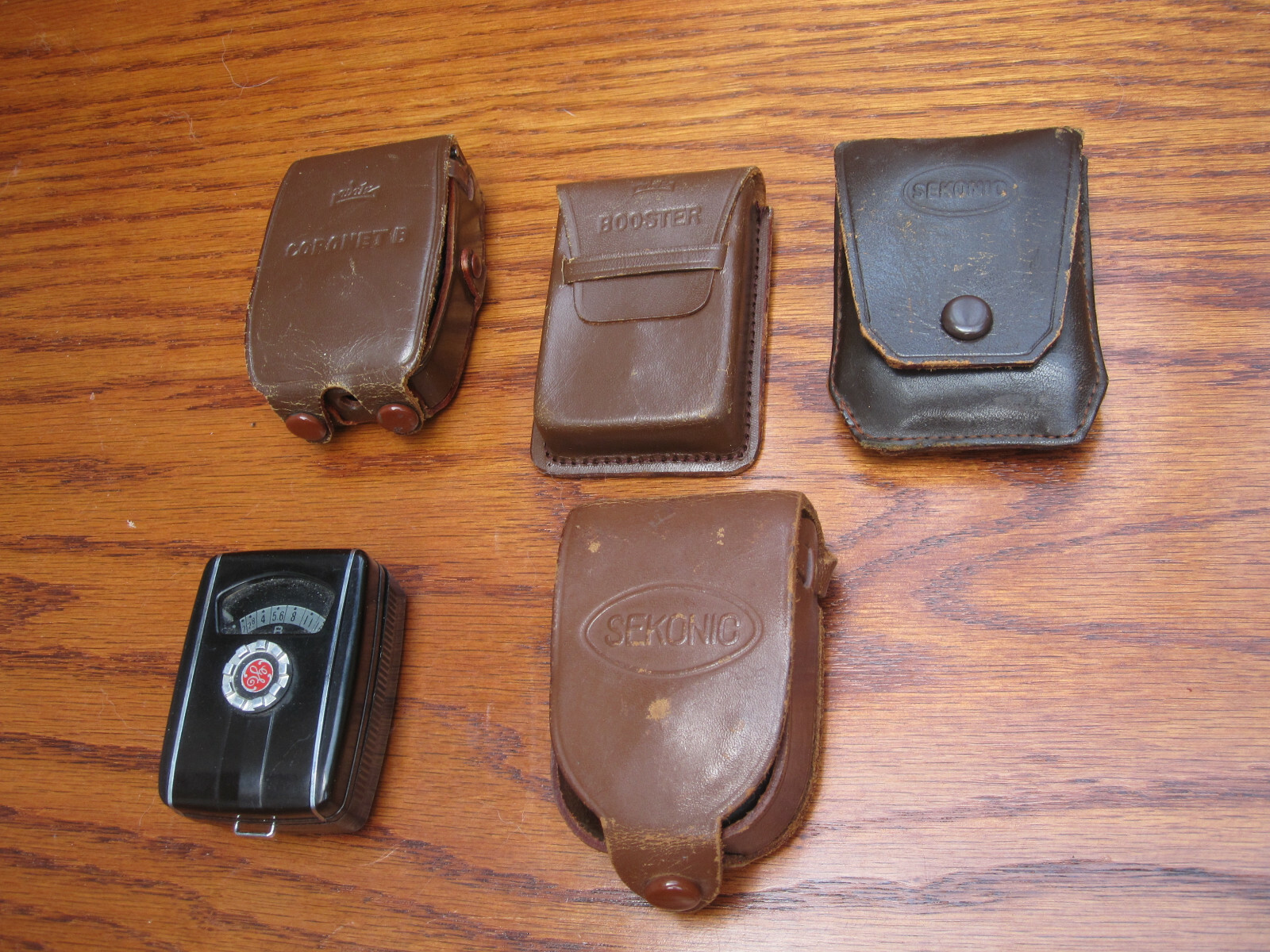 Vintage light meter set lot . Walz Coronet B Sekonics Kalimar GE