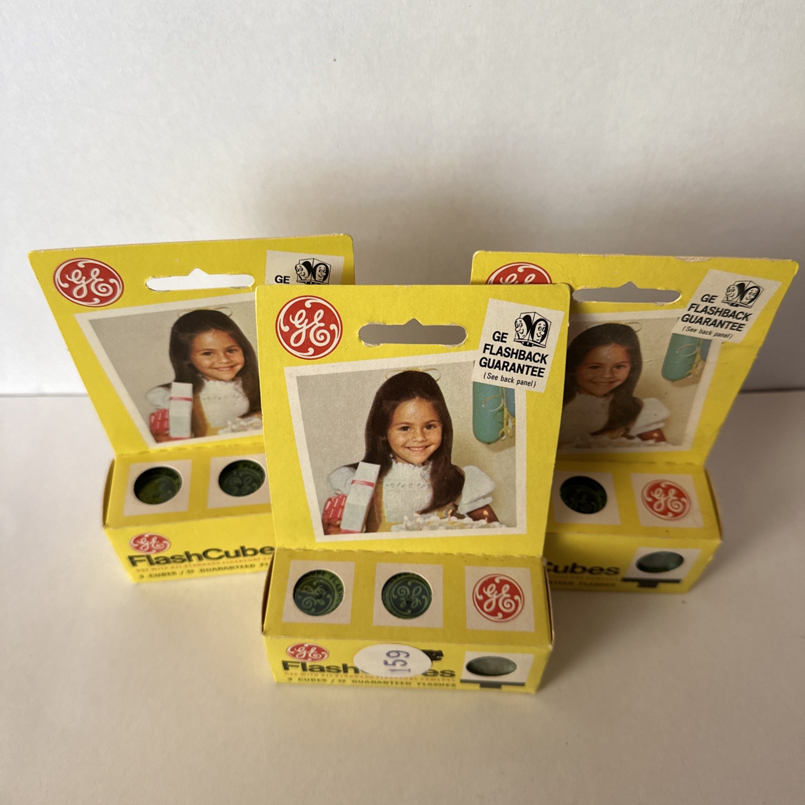 VTG GE Flashcubes 3 Per Box Lot Of 3 Boxes NOS NIB Film Photography